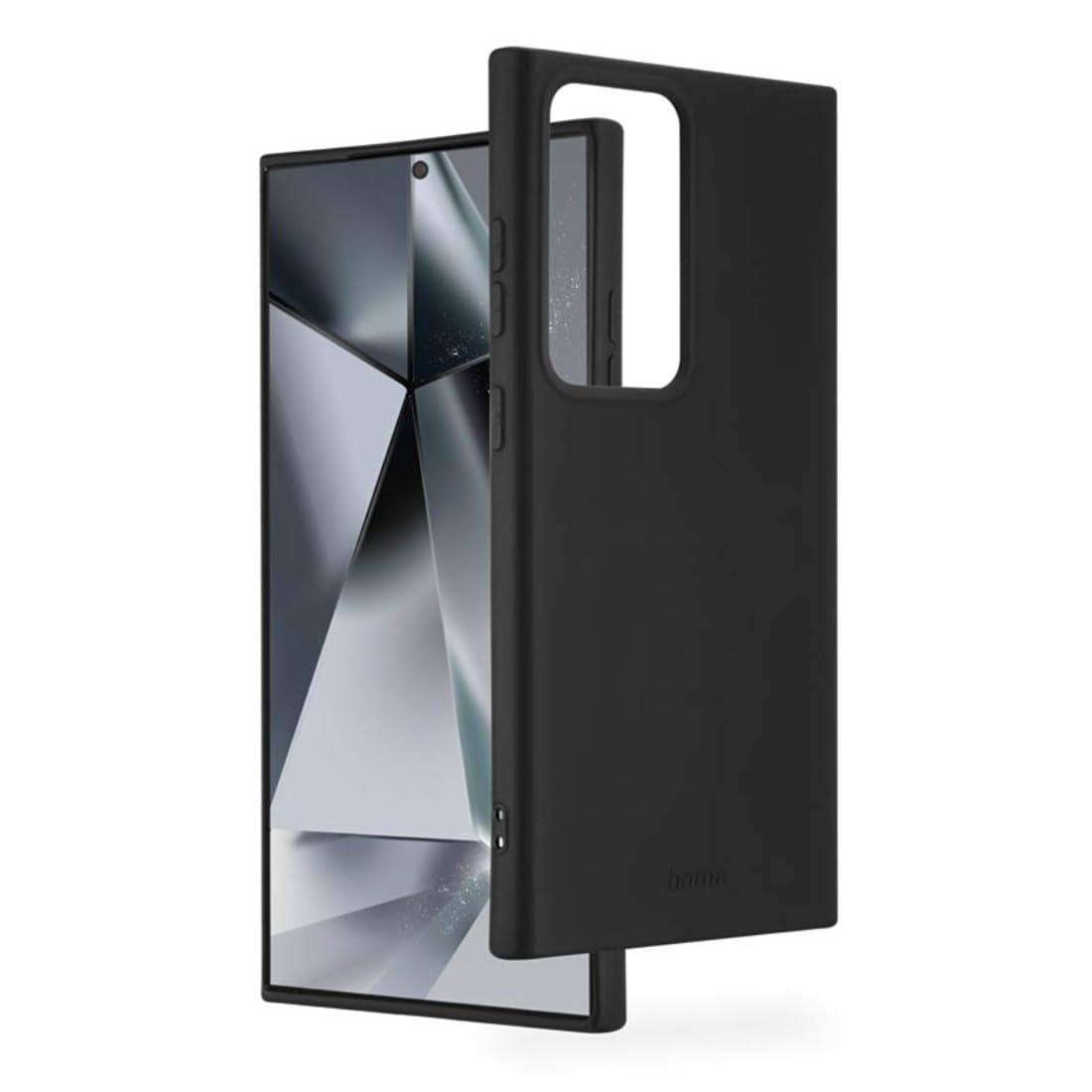 Fantastic Feel Mobile Phone Case for Samsung Galaxy S24 Ultra, black