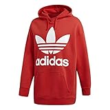  adidas TREF Over Hood - Sudadera, Hombre, Rojo(ROJUNI)