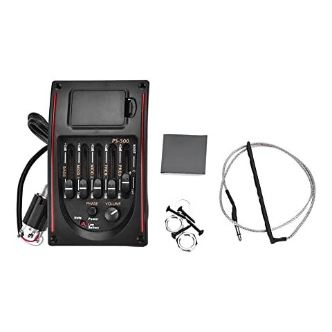 Gitarren Pickup, EQ PS-500 5B und Equalizer Digital Tuner Tonabnehmer für Akustikgitarre Cover