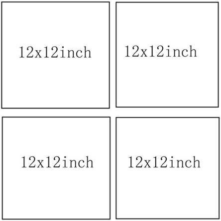 Miniatura 7 de BQVCT 4 piezas de arte floral azul para pared, impresiones en lienzo de madera blanca, flores grises y azul marino en el estilo de pintura de