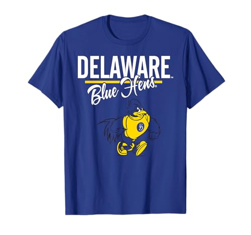 Delaware Fightin' Blue Hens Mascot Royal Officially Licensed T-Shirt