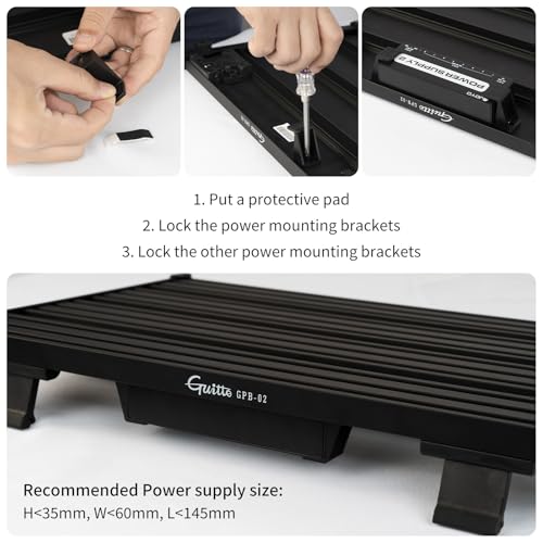Professional Guitar Pedalboard with Case
