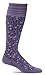 Sockwell Women's New Leaf 20-30mmHg Graduated Compression Socks (Plum, S/M)