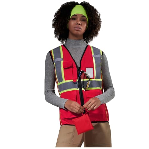 Image of AYKRM 11 color Ladies High Vis Reflective Safety Vest for Women