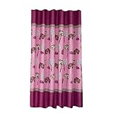 Xmiral Türvorhang Drucken Patchwork Ösen Verdunklungsvorhang kurz Gardine 200cmx100cm Für Kinderzimmer Wohnzimmer Schlafzimmer(B)