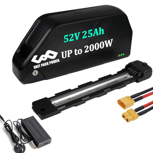 LG/Cells Ebike Battery 52V 25Ah for 250W 500W 750W 1000w 1500w 2000w Motor