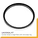 NiSi - Brass Pro 58mm to 72mm Step-Up Ring - Threaded Stepping Adapter Ring, 58mm Male Lens Attachment 72mm Female Filter and Accessory Thread - Matte Black Finish to Prevent Reflections, Brass Alloy