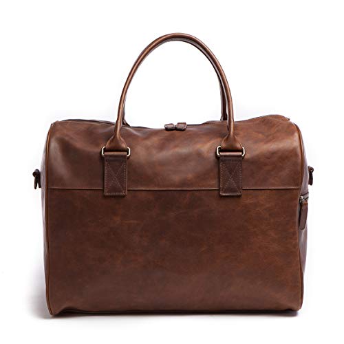 Moore and Giles Booker Cabin Duffel in Brown Baldwin Oak Leather
