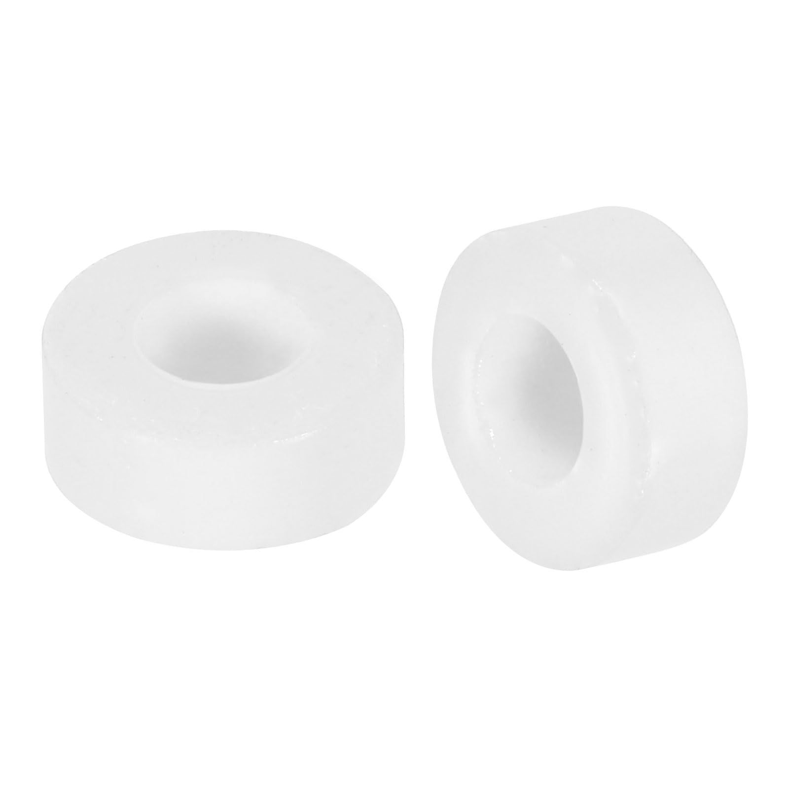 sourcing map 50 Pcs Ceramic Washers, 5.5 x 12 x 5mm Round Flat Washers Heat Resistant Insulated Protection Spacer for Cable Bundle, Wire Protection