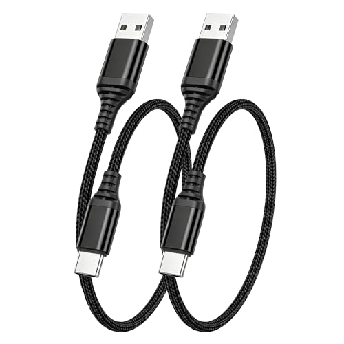 USB Type C ケーブル 0.5m 2本セット LpoieJun【高速データ転送(480Mbps) / 60W 急速充電】 USB-A to C 高耐久ナイロン編み スマートフォン/タブレット/ゲーム機のタイプｃ機種に対応 断線防止【映像出力不可】