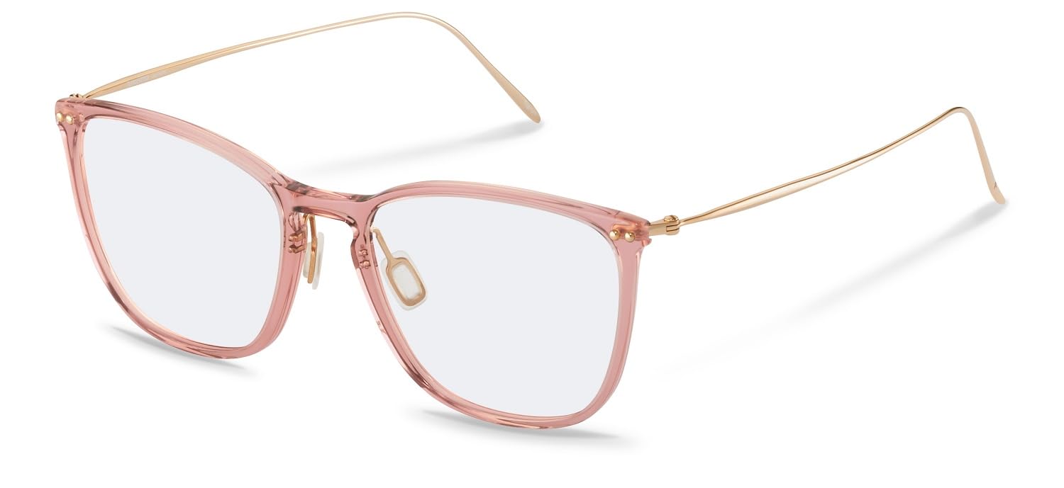 Rodenstock Brille mit Sehstärke für Damen optional mit Sonnenbrillentönung oder Blaulichtfilter, Quadratisch, gefertigt aus Acetat (inklusive Brillenetui)