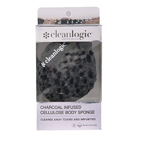 Clean Logic Charcoal Infused Cellulose Body Sponge