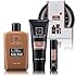 Yard House Mens Skincare Gift Set Smoky Sandalwood | Body Wash, Lotion & Lip Balm in Tire Shape Travel Case Premium Grooming Kit for Men Fathers Day gifts For Him Birthday Christmas Gift Idea