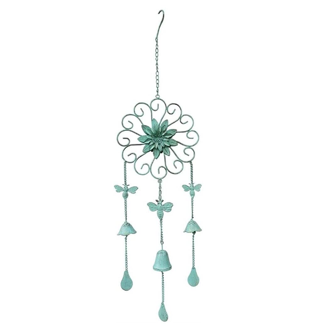 Campanelli A Vento da Giardino Campanelli Eolici da Giardino Campanelli Eolici A Forma di Farfalla in Ferro Battuto retrò Adatti per La Decorazione del Giardino