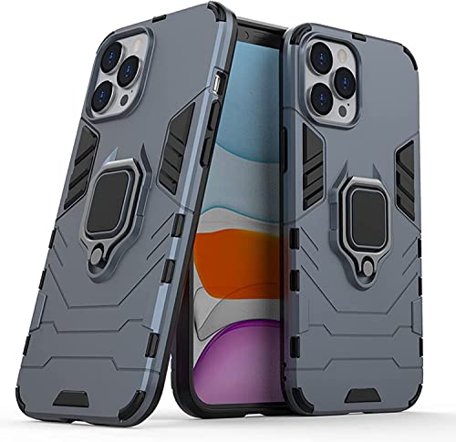 Coque iPhone 14 Max antichoc avec anneau rotatif et compatibilité magnétique voiture