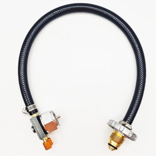 Image of Glewi Propane Refill Valve with Pressure Relief for 1LB for mapp Gas