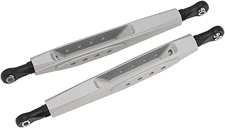 Integy RC Model C31040SILVER Short Whellbase Conversion -16mm Rear Links for Axial 1/10 Yeti, RR10 & SMT