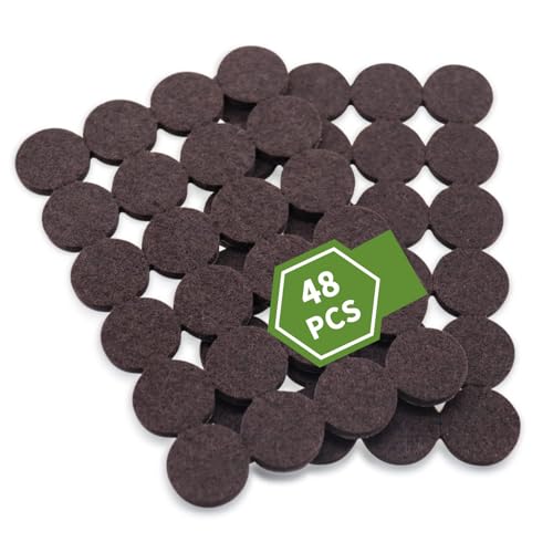 COVERCORNER Felt Furniture Pads for Hardwood Floors 48 PCS, Furniture