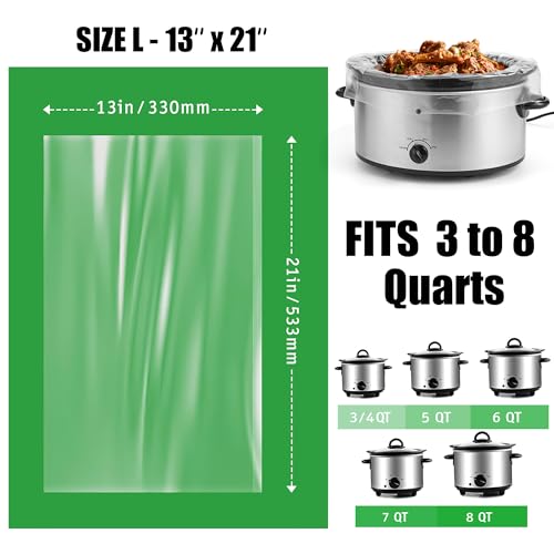 OLESBUR 30 Count Slow Cooker Liners, 13