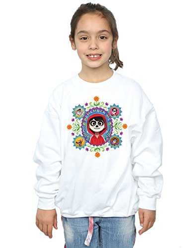 Disney Girls Coco Remember Me Sweatshirt 5-6 Years White