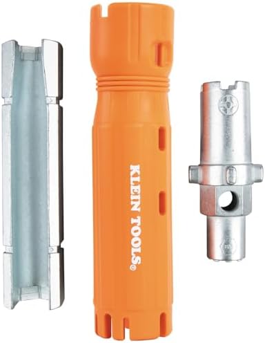 Klein Tools 68098 Faucet Wrench, 12-in-1 Plumbing Multi Tool for ...