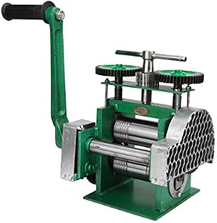 BEAMNOVA Rolling Mill Machine Jewelry Making Manual Hand Crank Tableting Jewelry Press Tool