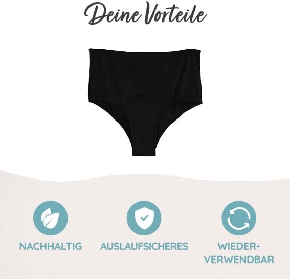 Vista 5 de Pantalones de natación de época Trajes de baño de época Parte inferior de bikini de cintura alta Trajes de baño de época Trajes de baño