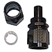 Fragola 680112-BL N/A Hose Fitting 12 Str.PTFE Black, 1 Pack