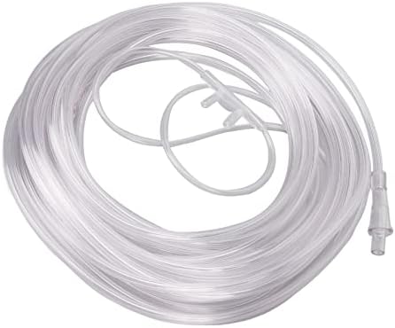 Nasal Oxygen Cannula 8m / 26.2ft, High Flow Soft Nasal Oxygen Cannula, Adult Soft Nasal Cannula for Oxygen Concentrator, Safe PVC Material