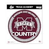 Rico Industries NCAA Mississippi State Bulldogs Standard 8" Round Magnet