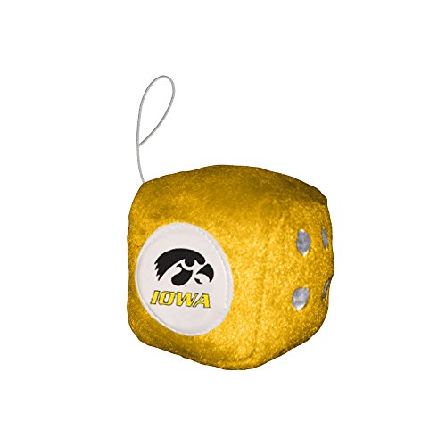 NCAA Cubo de fútbol Fuzzy Dice dados de felpa accesorios coche espejo retrovisor