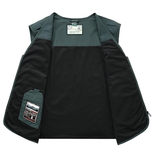 Fishing Vest Men Utility Vest Summer Travel Safari Mesh Vests Outdoor Lightweight Photo Cargo Hiking Waistcoat Jacket4