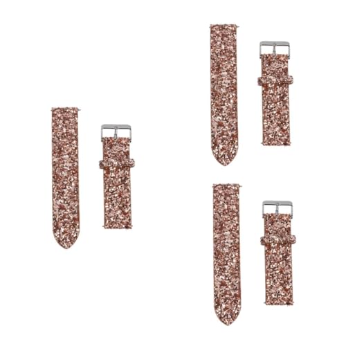 Bracelet montre brillant élégant compatible Watch de remplacement - Lot de 3