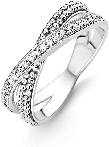 Bague Ti Sento Milano argent 925 et cristal pour illuminer vos tenues de bureau