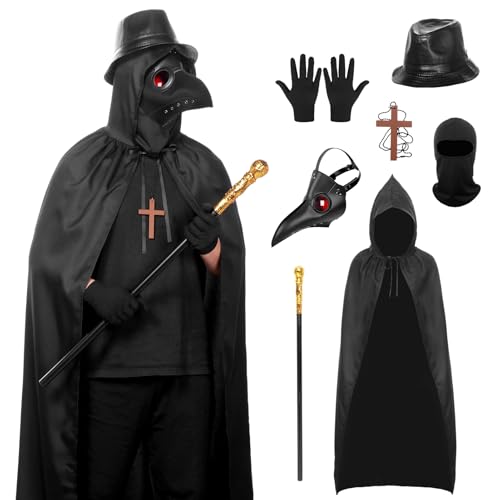 Alaiyaky Halloween Peste Doctor Gioco di Ruolo Set (Aldult, F)