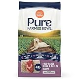 CANIDAE Pure Limited Ingredient Premium Adult Dry Dog Food, Real Bison & Barley Recipe, 4 lbs, with Wholesome Grains