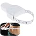 Body Tape Measure, Automatic Retractable Tape Measure, Portable Measuring Tape, Arm Chest, Waist Measurement Tape, Plan Tape Measure.(White)