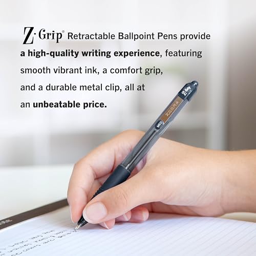 Zebra Pen 22218 Z-Grip Retractable Ballpoint Pen thumb #4