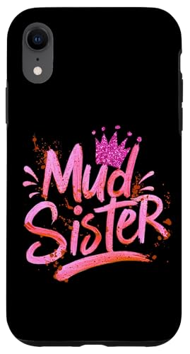 Mujeres Mud Run Sister Girls Muddy Mudding Running Team ATV Carcasa para iPhone XR