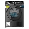 Cecotec Secadora de Ropa Bomba de Calor 10 kg Bolero Dresscode Dry 10505 Inverter Steel, Clase Equivalente A+++, 14 programas, Funciones como UV Care, Planchado Fácil, Certificación Woolmark, Inox