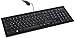 Produktbild Kensington Advance Fit Flache Full-Size Tastatur (DE), QWERTZ_Version, kabelgenbunden 1,9m, ideal fürs Home Office, schwarz, K72357DE