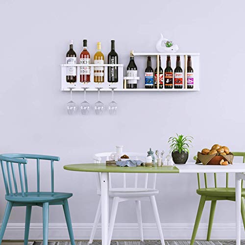 Porte-bouteilles de vin mural en bois pour créer un coin bar de cuisine - 8