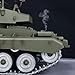 TOUCAN RC HOBBY Tongde M24 Chaffee 1/16 RC Tank Infrared Metal Upgraded Wheels Barrel Recoil Toy