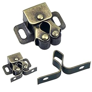 Natuce 12 Stück Doppel-Rollenschnäpper Edelstahl