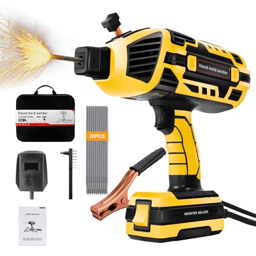 Image of TRQWH Portable Welding Machine 110V Handheld Welder | IGBT Inverter, 5 Variable Current Adjustment, Fit 1 /16 inch-1 /8 inch Welding Rods, for DIY /Home Repair /Farm Maintenance /Automotive