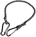 Erickson 07038 24" Stretch Cord with Carabiner Hooks , Black