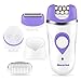 Women's Epilator, Morpilot 3-in-1 Electric Rechargeable Cordless Wet & Dry Hair Removal Shaver Facial Clean Brush FDA Approved