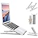 Produktbild Laptopständer Verstellbar für iPad Tablet 7 Winkel, Laptop Kühler MacBook Pro Ständer Belüftet Faltbar Kompatibel mit 10-17 Zoll, Notebook Laptophalter Riser für Laptop Tisch Bürozubehör