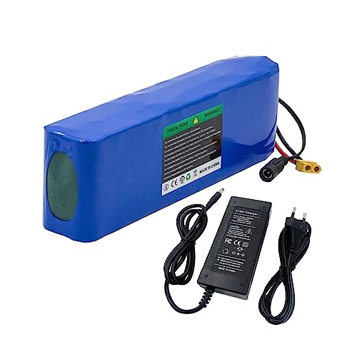 HefddEHY Bateria de bicicleta elétrica 36V 10Ah/12Ah,Bateria de íon de lítio 10S2P,construído - em B