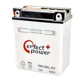 パーフェクトパワー PB12AL-A2 開放型 バイク 除雪機バッテリー【互換 YB12AL-A2 YB12AL-A FB12AL-A】ホンダ除雪機 HS660 HS760 HS870 HS970 SB690 SB655 ビラーゴ400 FZR400